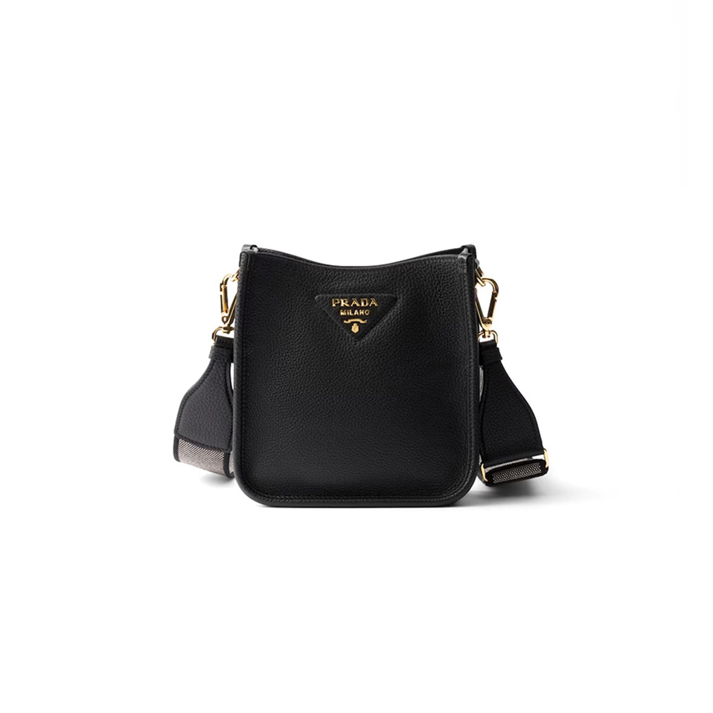 PRADA LEATHER MINI SHOULDER BAG 1BH191 (20*19*6cm) 